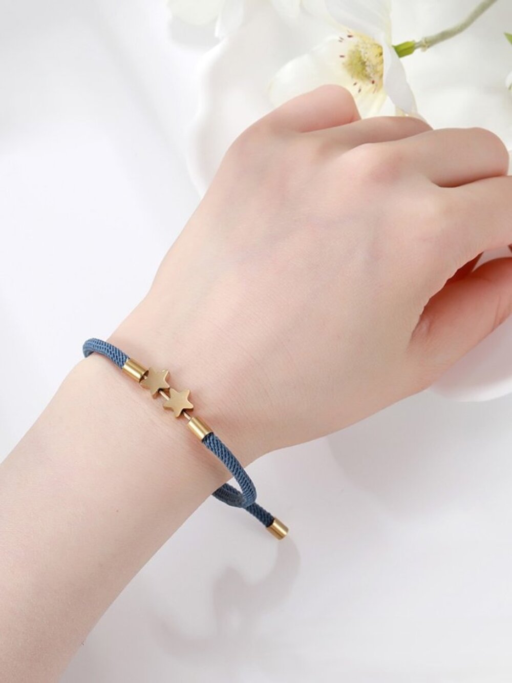fashion simple 14K gold color bracelet